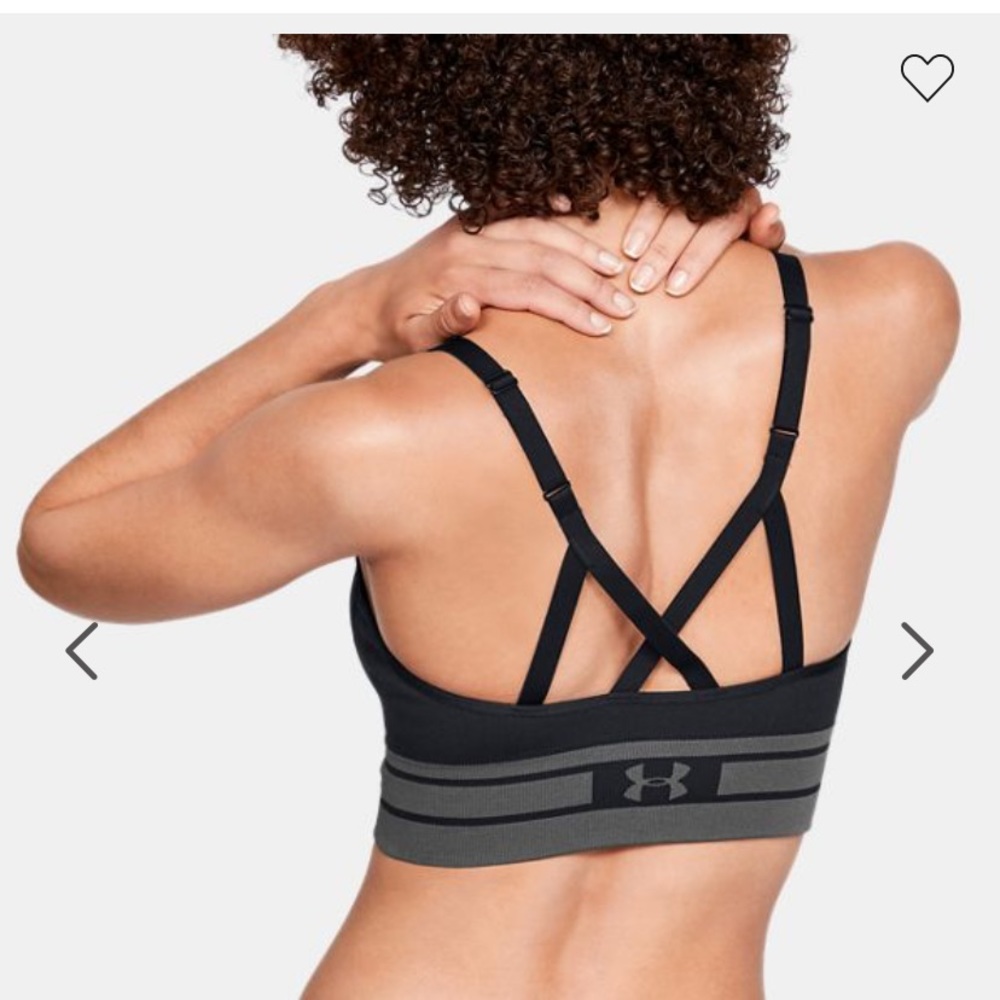 Women’s UA Seamless Sports Bra (plum colored)